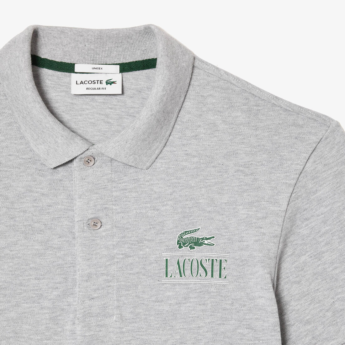 Lacoste Signature Print Stretch Pique Polo Shirt Lacoste Signature Print Stretch Pique Polo Shirt