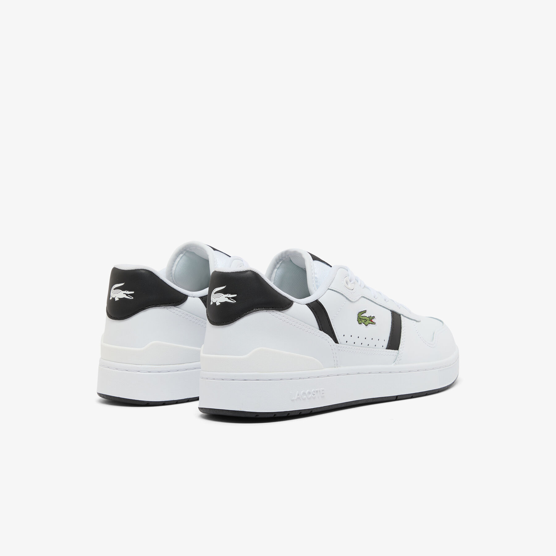 Men's T-Clip Set Leather Sneakers lacoste men s t clip set leather sneakers