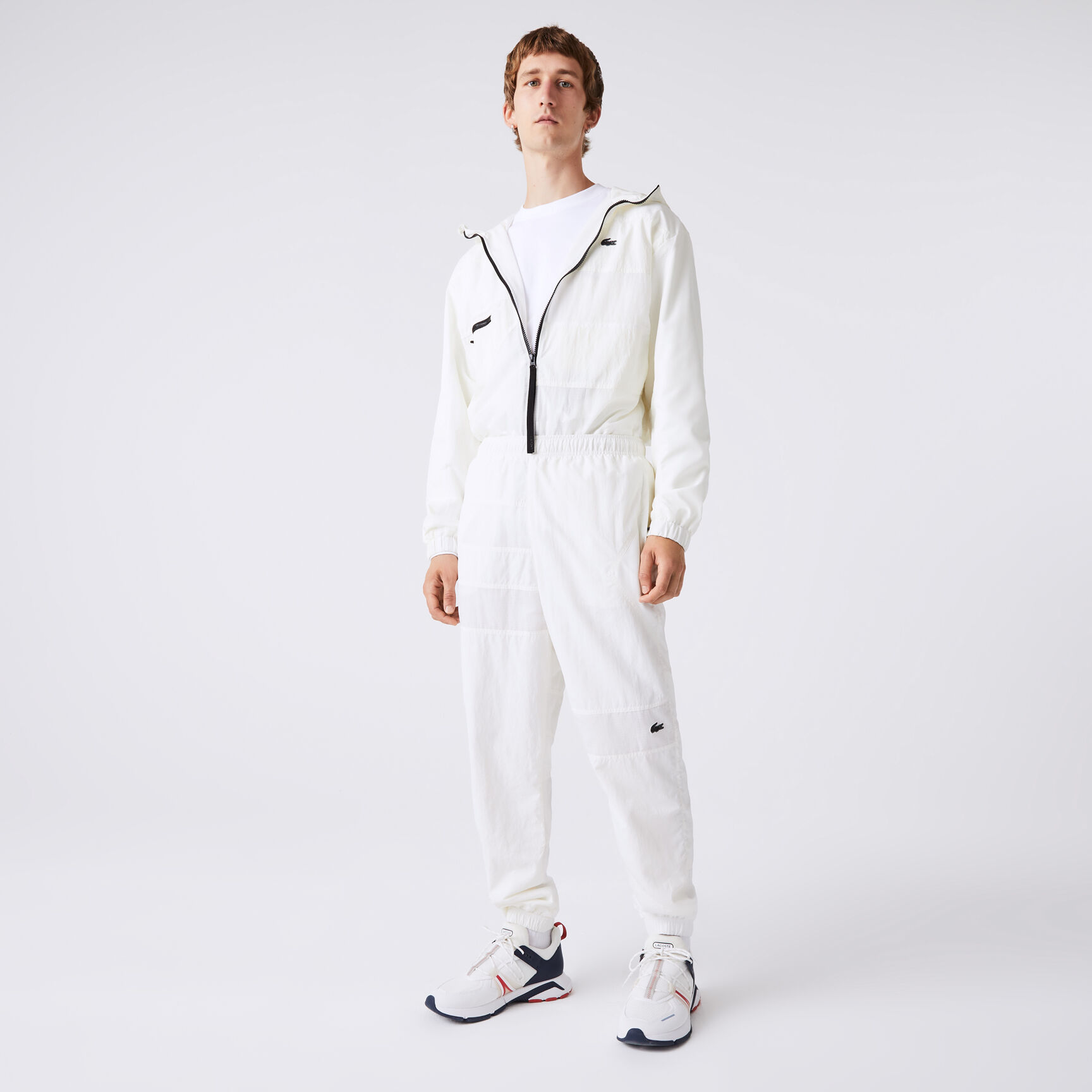 Men's Lacoste Patchwork Water-Repellent Trackpants Men's Lacoste Patchwork Water-Repellent Trackpants
