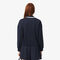lacoste oversized polo collar pique sweatshirt