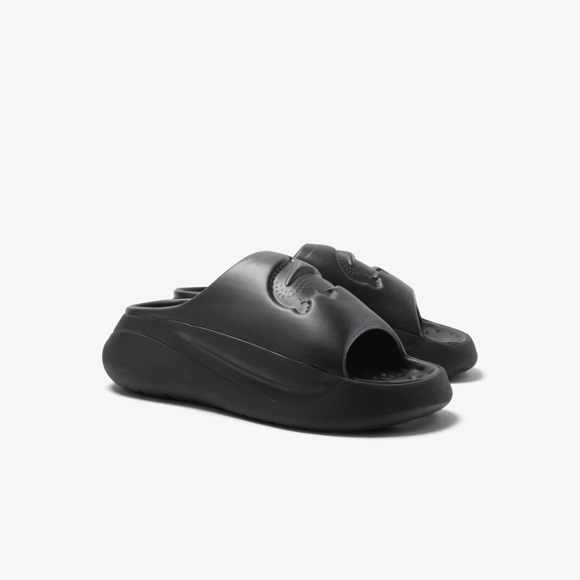 Lacoste croco slide sandal sales