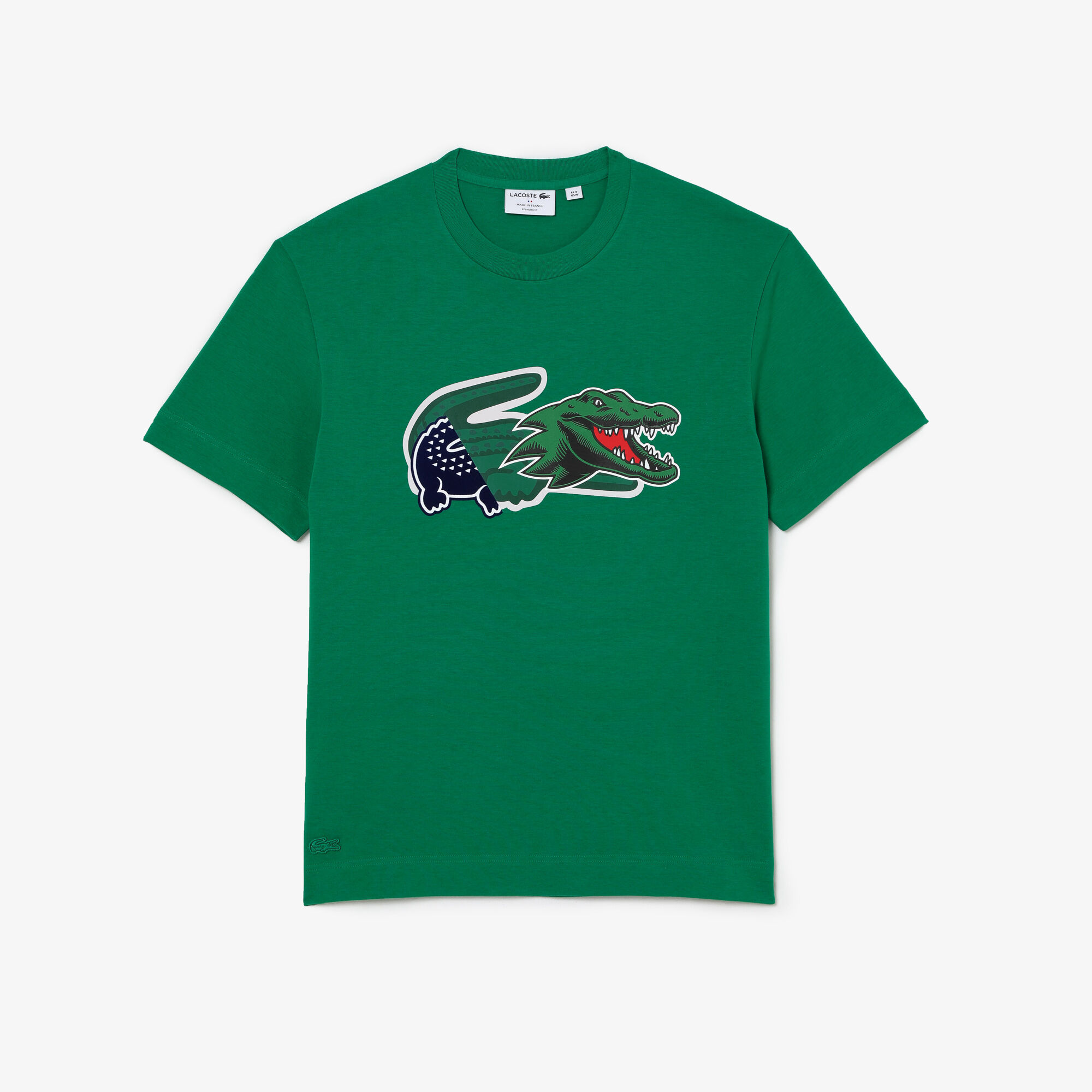 Buy Men s Holiday Relaxed Fit Oversized Crocodile T Shirt Lacoste SA