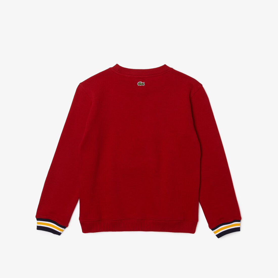 سترة قطنية للأولاد بياقة دائرية مع شعار L سترة قطنية للأولاد بياقة دائرية مع شعار L