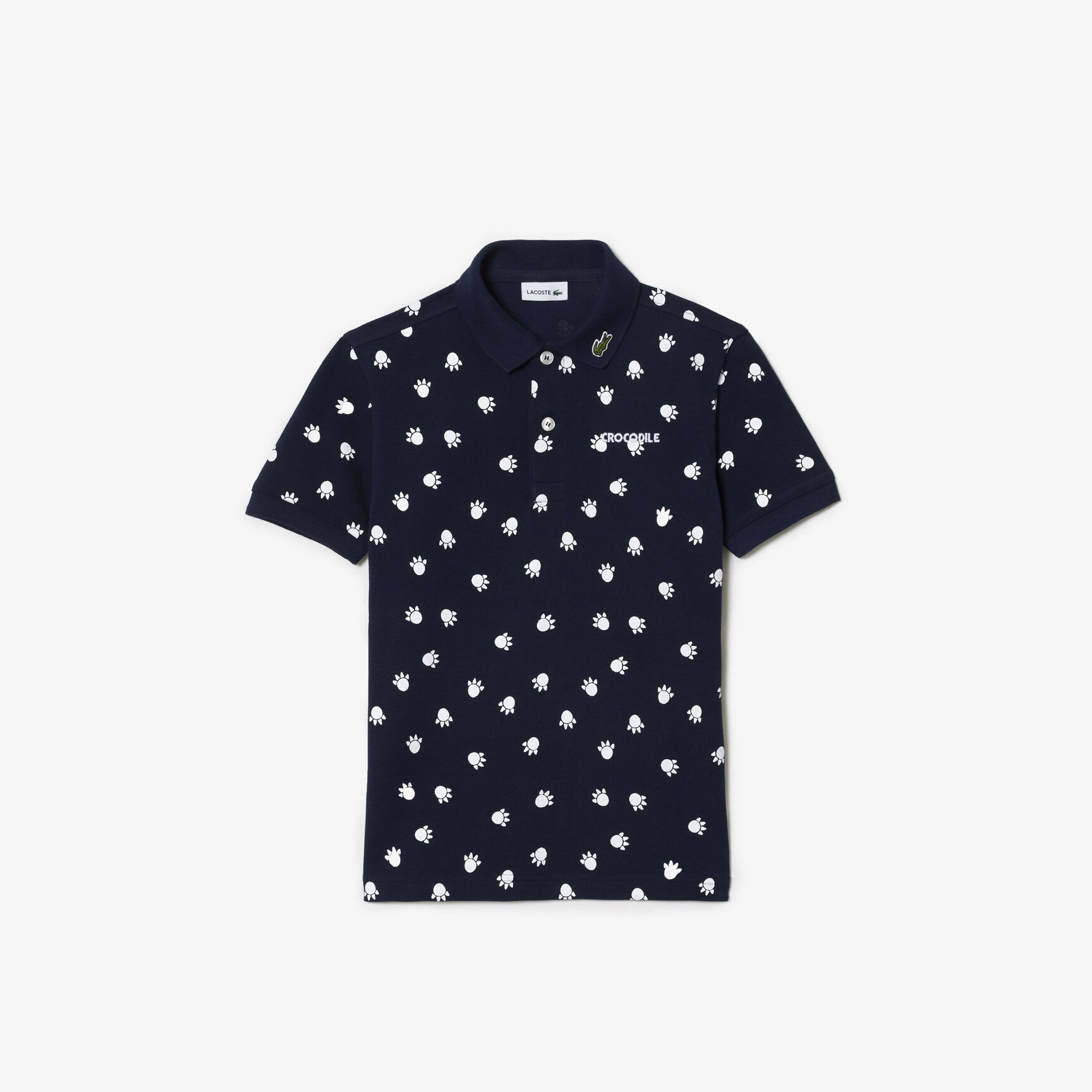 Printed Cotton Pique Polo Shirt Printed Cotton Pique Polo Shirt