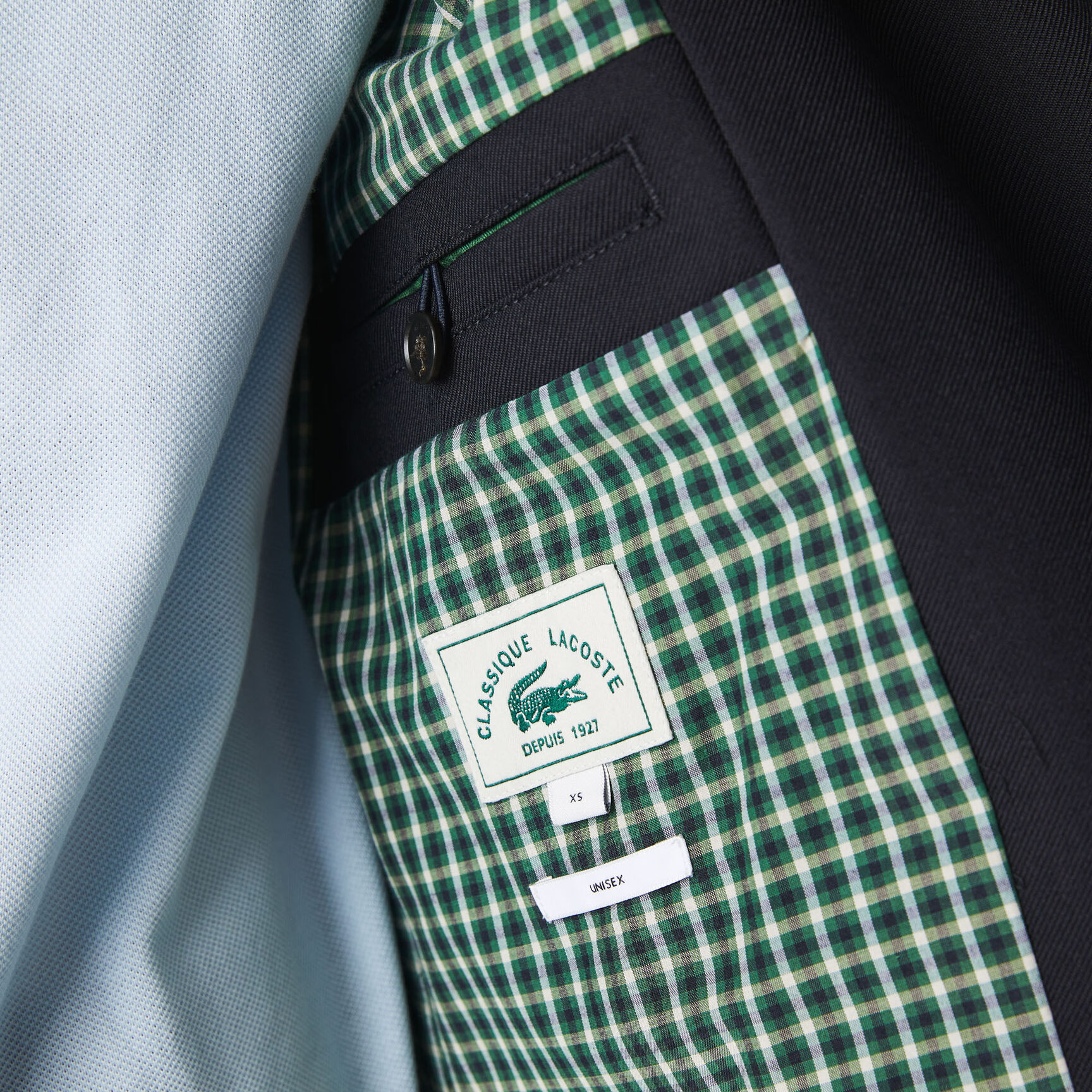 جاكيت بقصة مستقيمة من مزيج الصوف للجنسين جاكيت بقصة مستقيمة من مزيج الصوف للجنسين