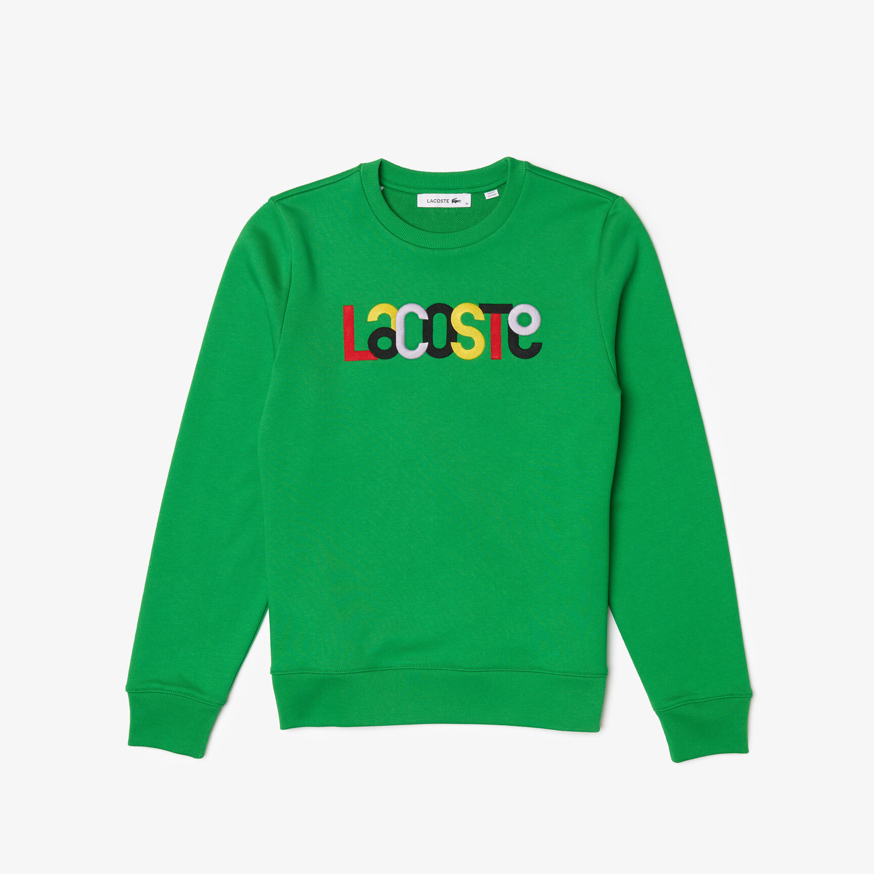 كنزة صوفية نسائية بياقة دائرية مطرزة بالألوان كنزة صوفية نسائية بياقة دائرية مطرزة بالألوان