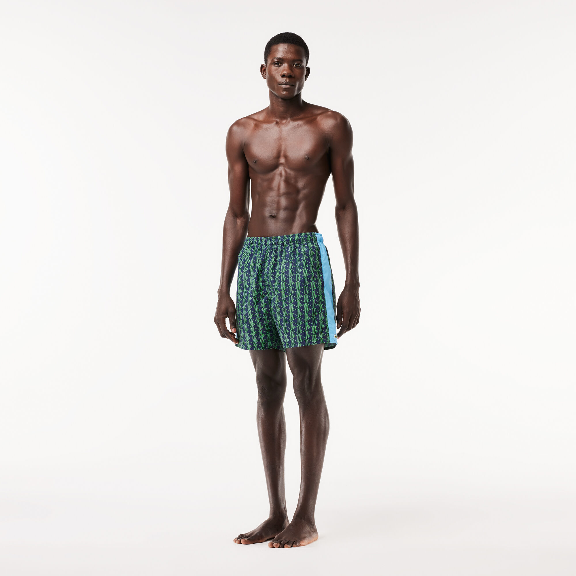 Lacoste mens bathing suit 2025