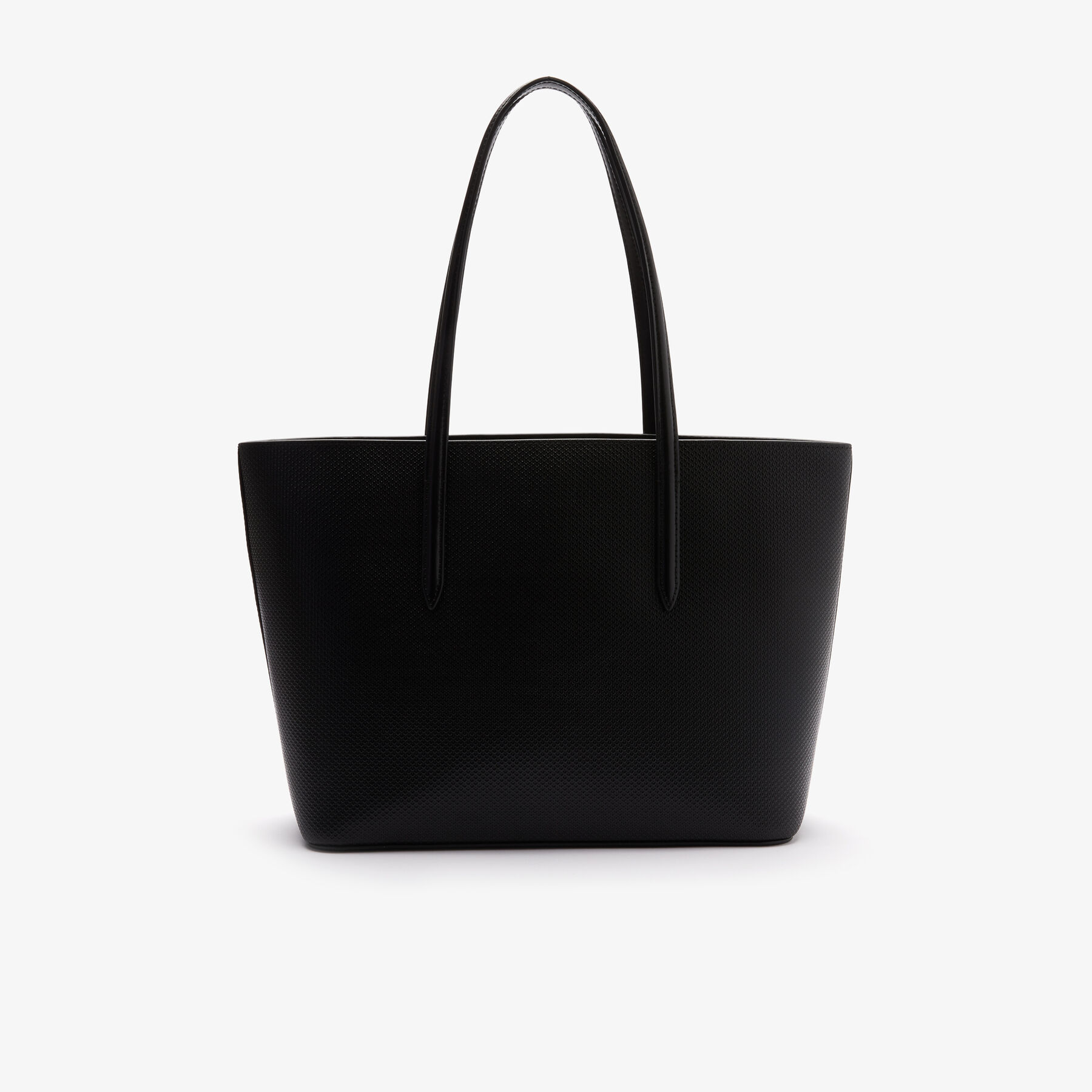 Women’s Chantaco Piqué Leather Tote Bag lacoste women s chantaco piqu leather tote bag