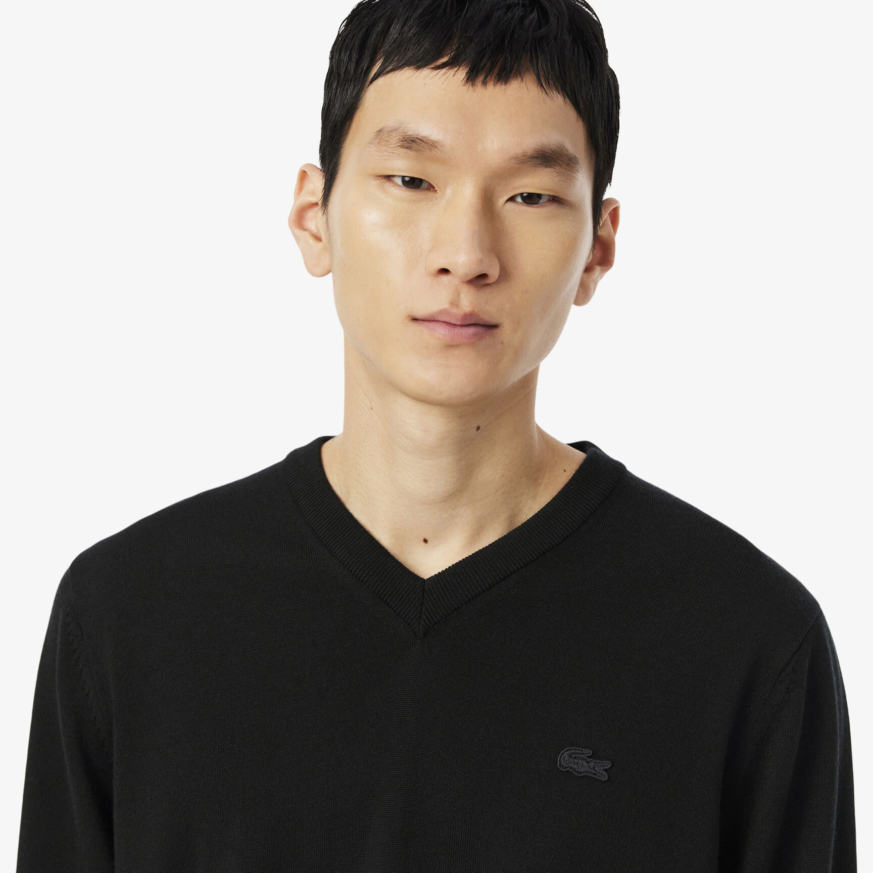 Men's V-Neck Merino Wool Sweater