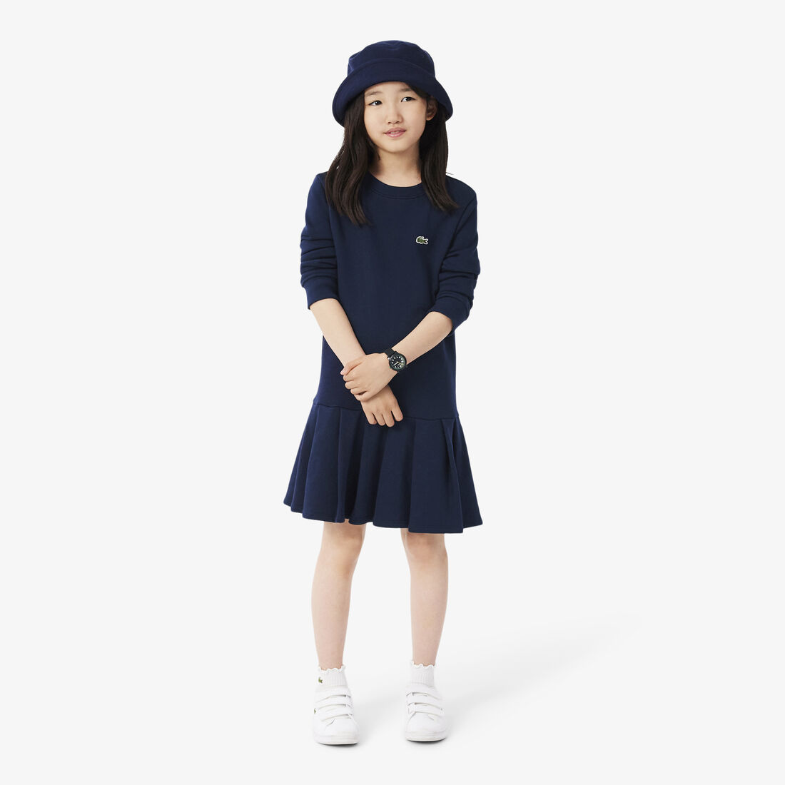 Long Sleeved Fleece Dress lacoste long sleeved fleece dress