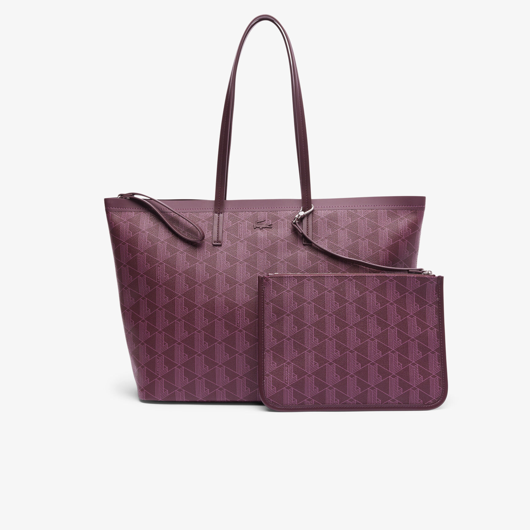 Zely Grained Tote with Pouch Zely Grained Tote with Pouch