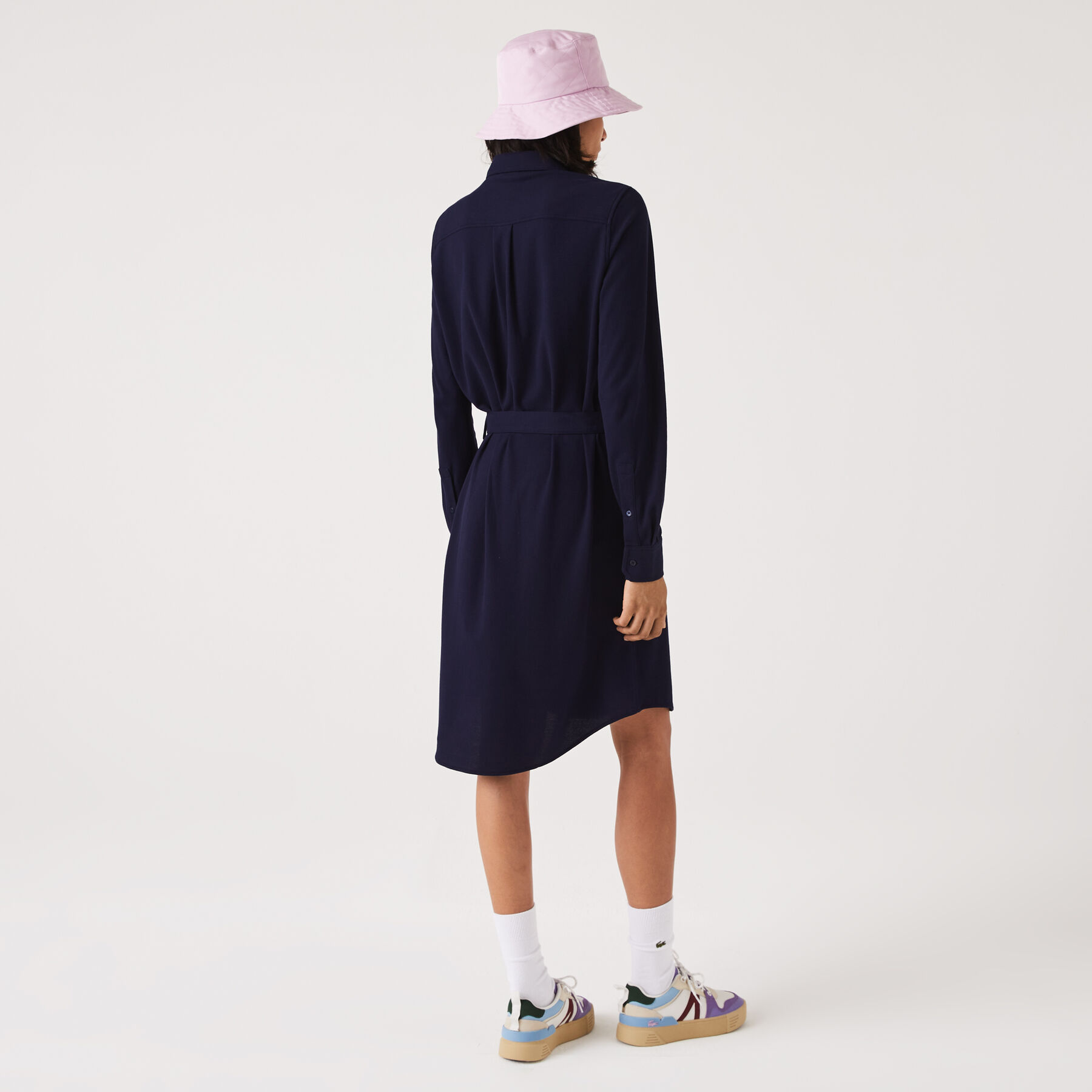 Women's Lacoste Adjustable Cotton Pique Polo Dress women s lacoste adjustable cotton pique polo dress