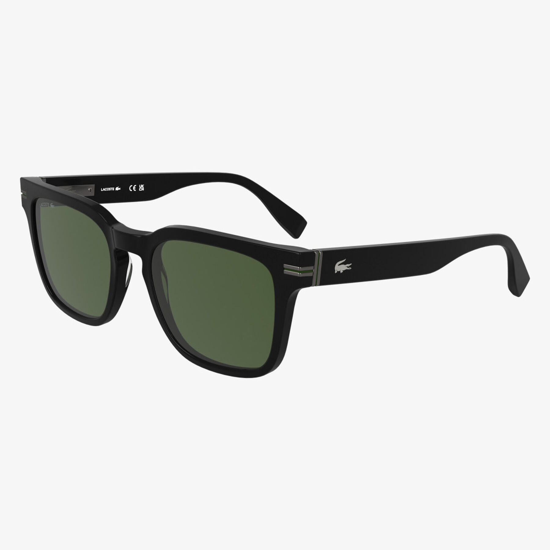 lacoste men s rectangular acetate sunglasses