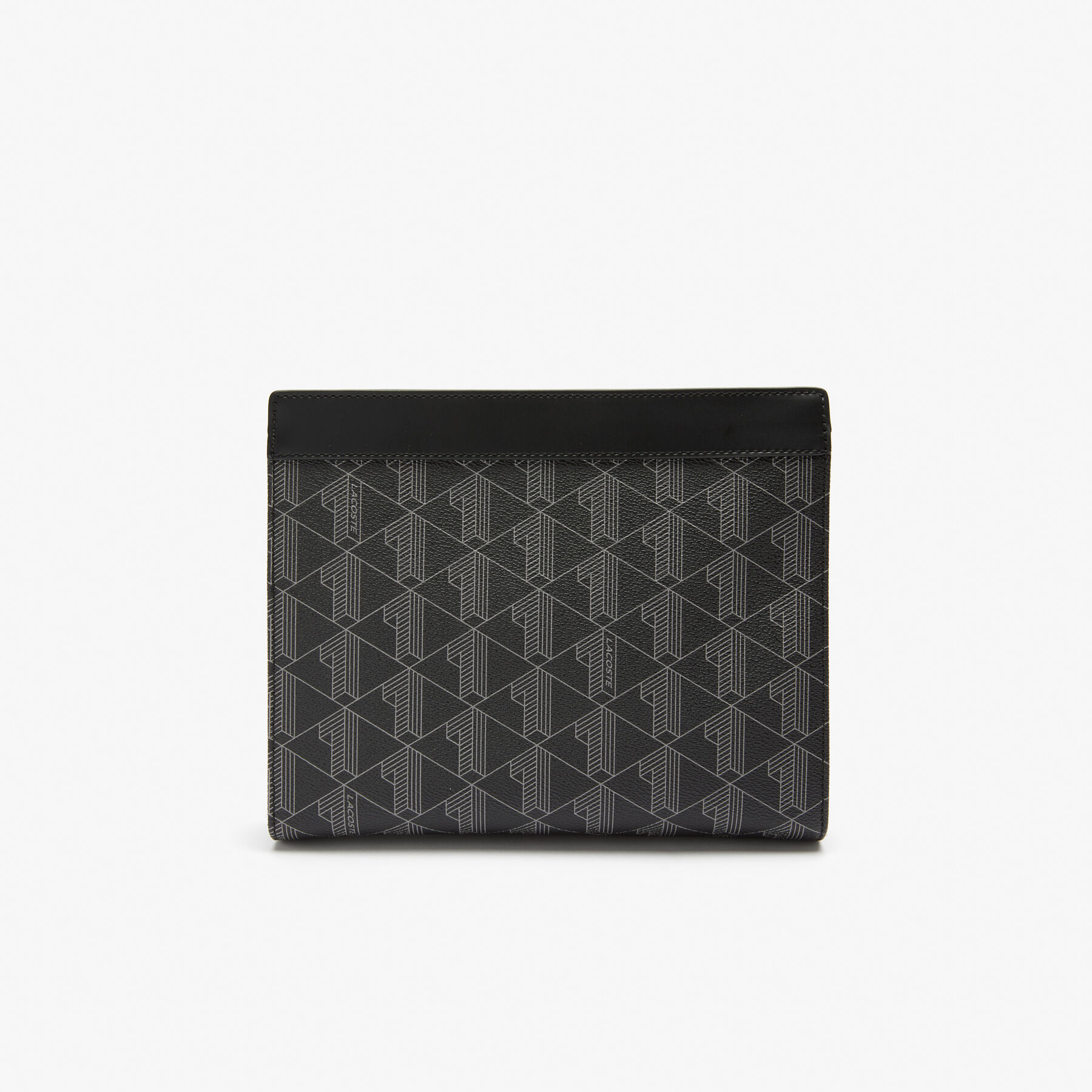Men's The Blend Monogram Print Canvas Toiletry Bag lacoste men s the blend monogram print canvas toiletry bag