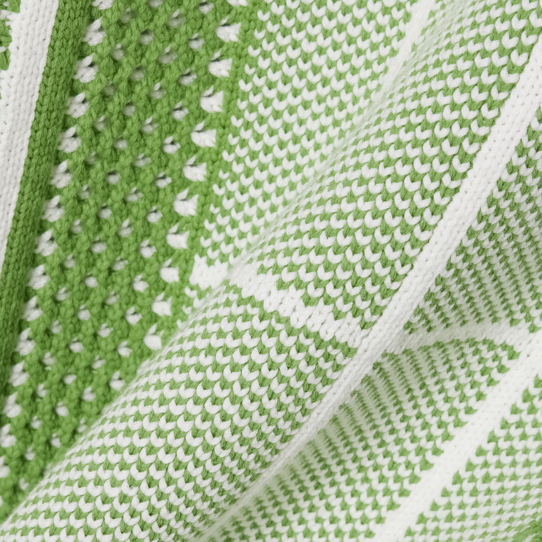 Tennis Court Graphic Jacquard Sweater