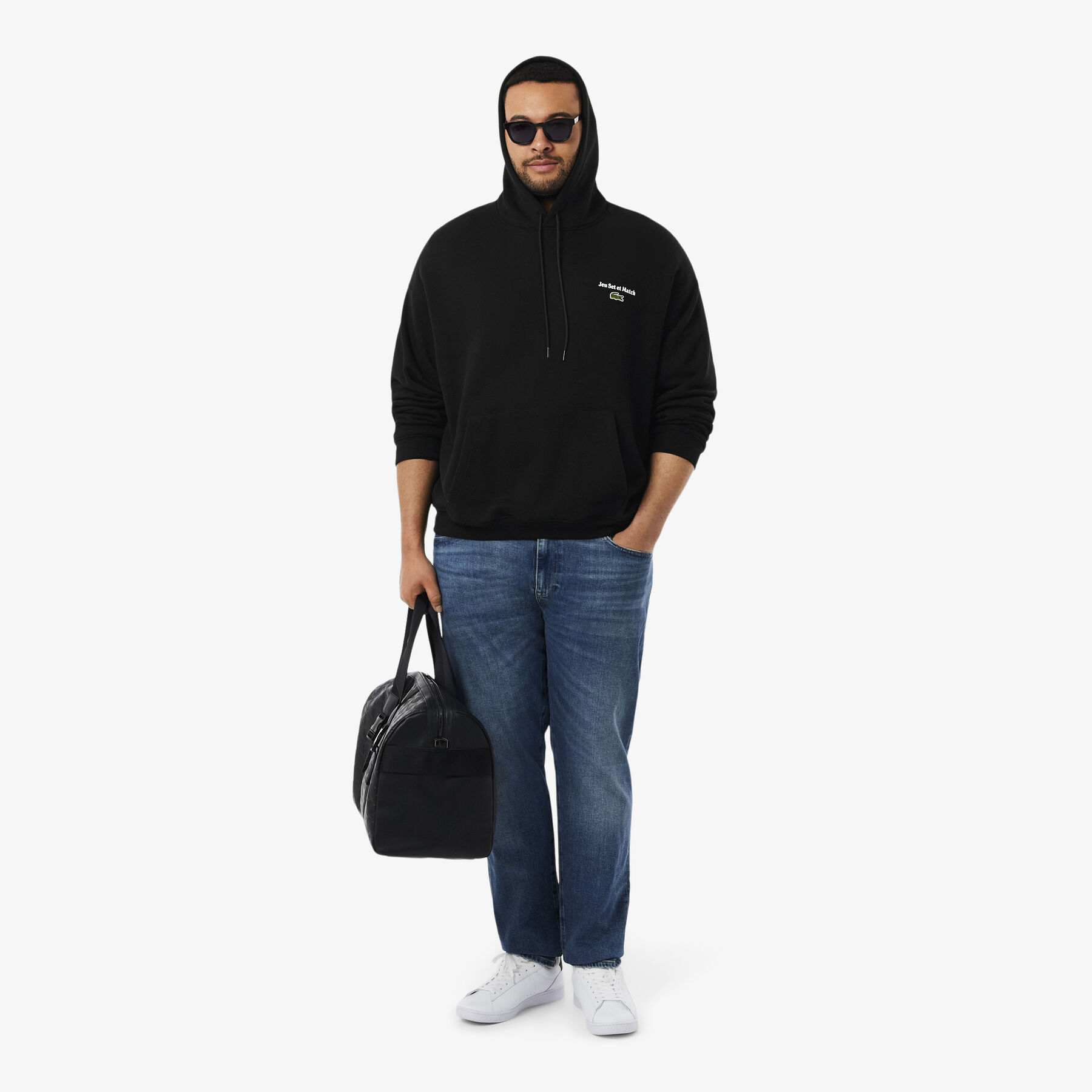 Multi بطبعة فليس Hoodie Multi Print Fleece Hoodie - SH5947-00-031