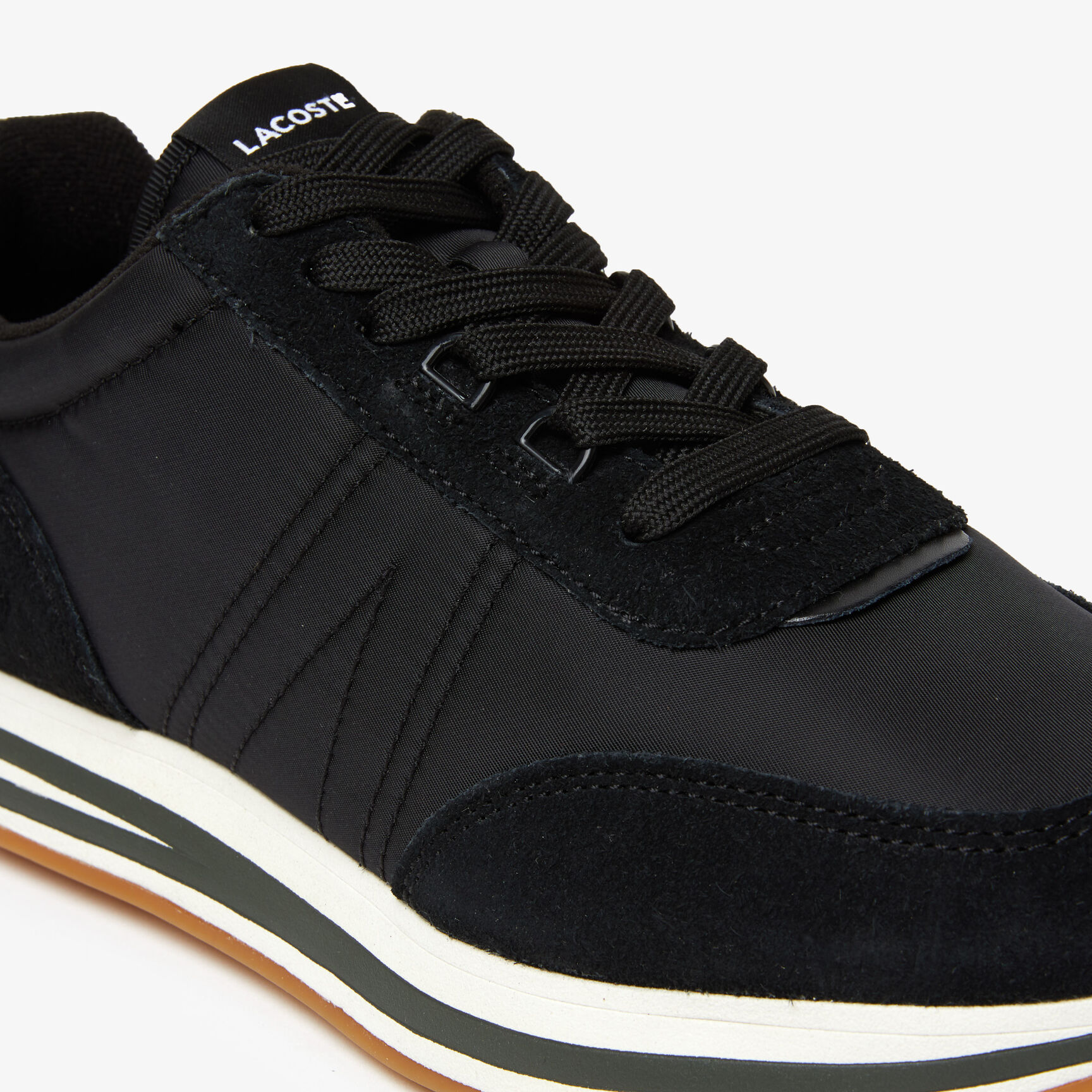 Men's Lacoste L-Spin Leather Colour Contrast Trainers