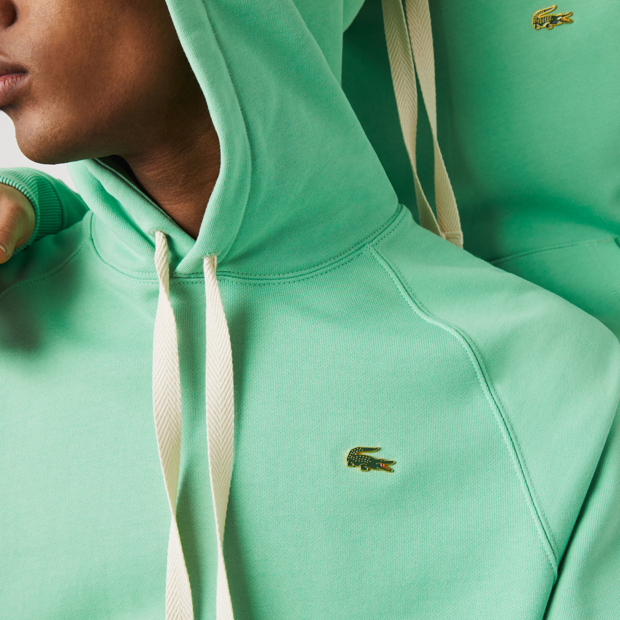 Buy Unisex Lacoste LIVE Hooded Cotton Sweatshirt Lacoste SA
