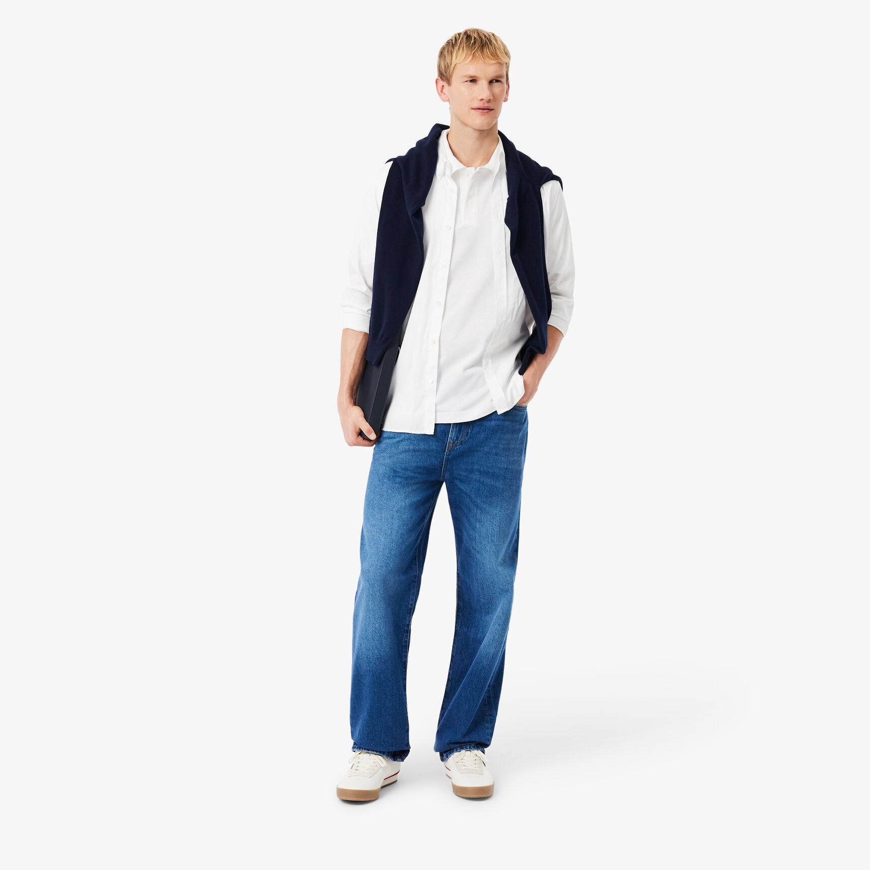 Loose Fit Heavy Pique Polo Shirt Loose Fit Heavy Pique Polo Shirt