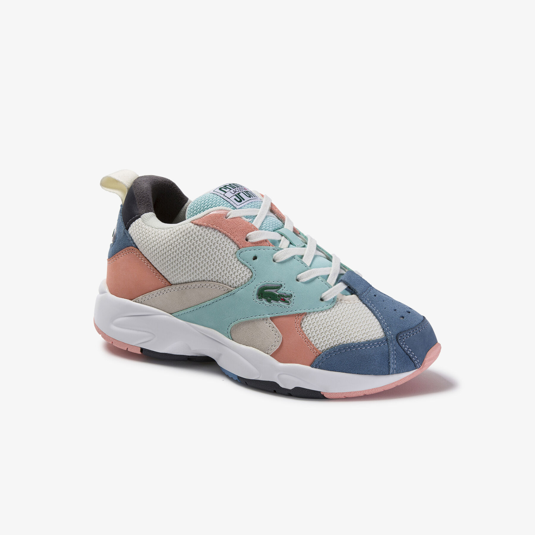 Women's Storm 96 Textile and Suede Sneakers lacoste women s storm 96 textile and suede sneakers