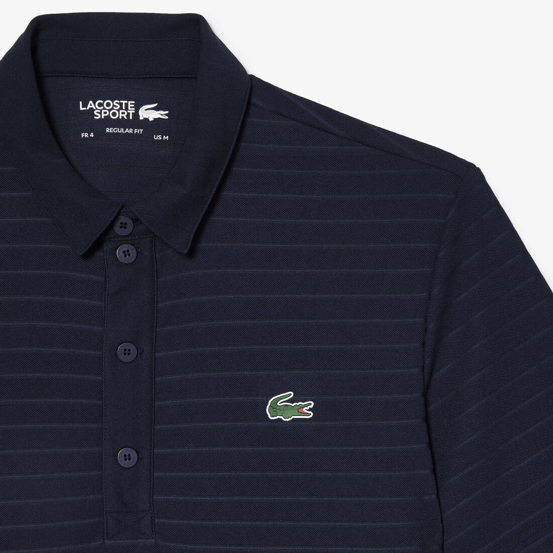 Men's Lacoste SPORT Textured Breathable Golf Polo Shirt Men's Lacoste SPORT Textured Breathable Golf Polo Shirt