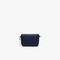 lacoste women s daily classic coated piqu  canvas flap shoulder bag