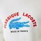 lacoste men s made in france crew neck embroidered stretch cotton sweater