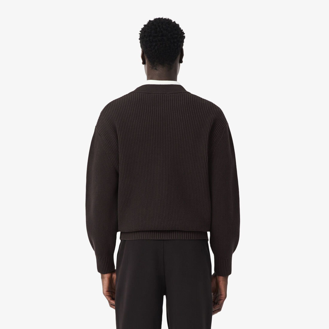 Relaxed Fit Ribbed Cotton Cardigan Relaxed Fit Ribbed Cotton Cardigan