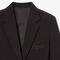 lacoste embroidered logo slim fit wool blazer