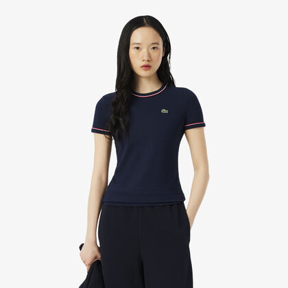 Contrast Trim Jersey T-shirt