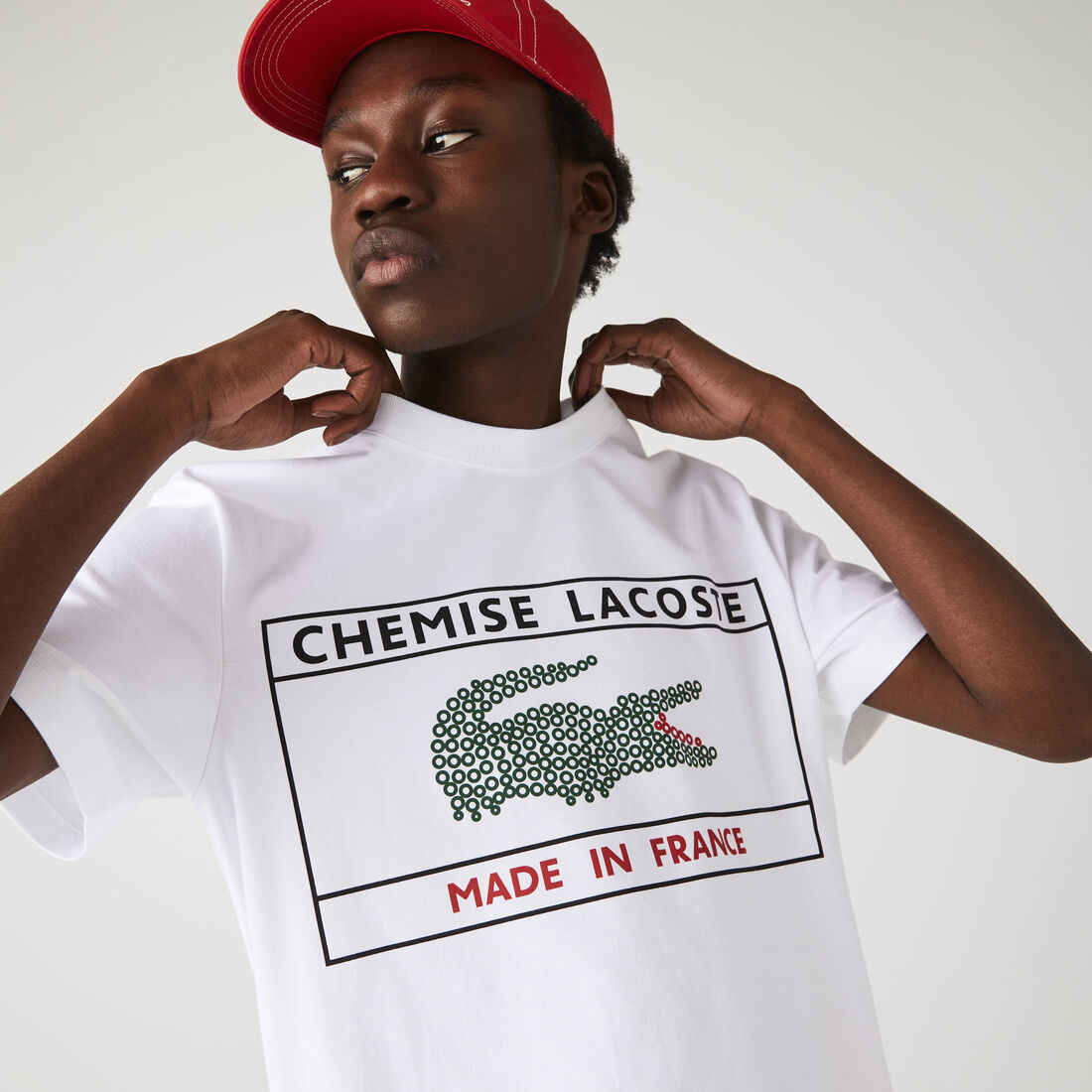 تيشيرت قطن عضوي بطبعة Made In France للرجال تيشيرت قطن عضوي بطبعة Made In France للرجال