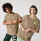 Unisex Lacoste LIVE Loose Fit Crew Neck Striped Cotton T-shirt unisex lacoste live loose fit crew neck striped cotton t shirt