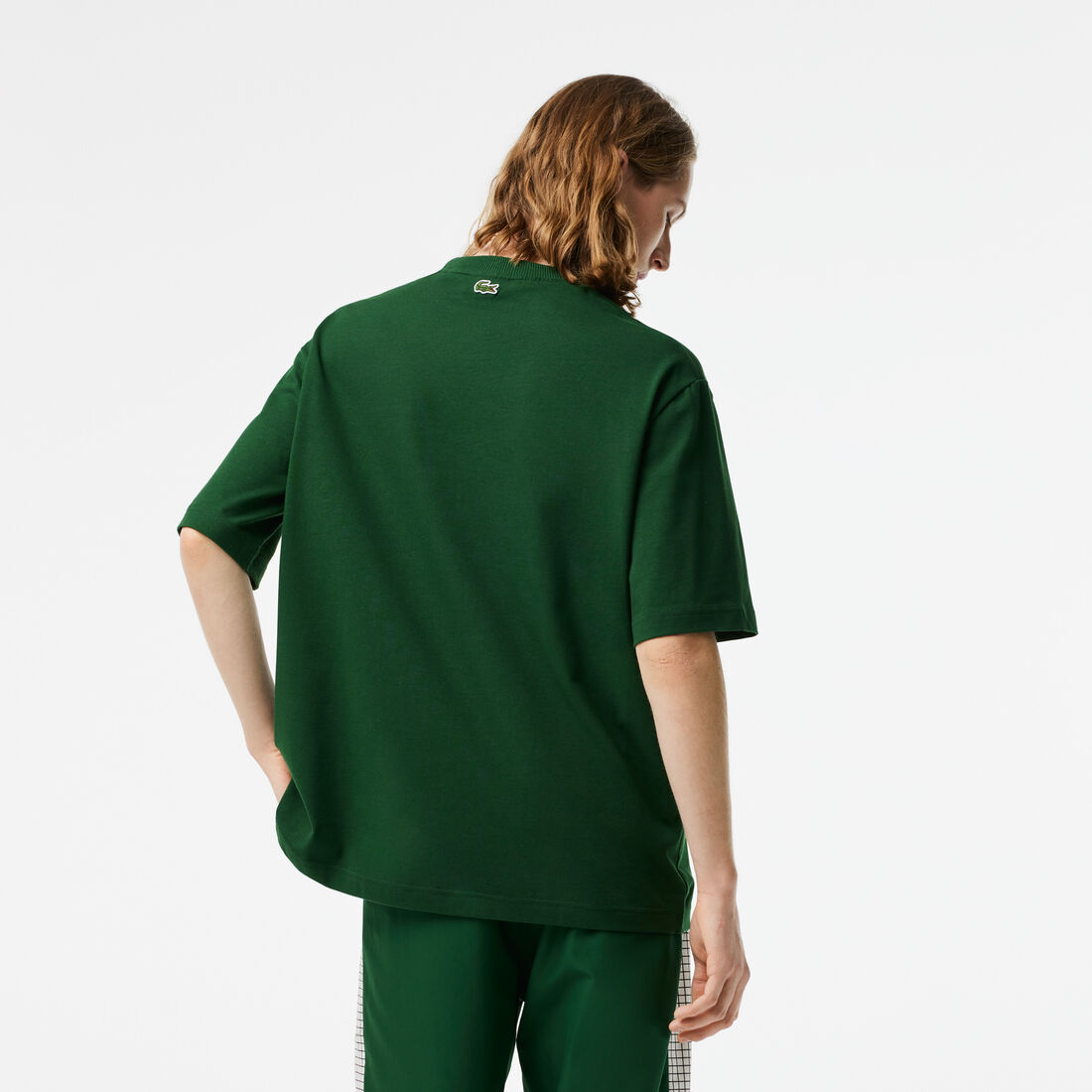 Men's Lacoste Loose Fit Tennis Print T-shirt Men's Lacoste Loose Fit Tennis Print T-shirt