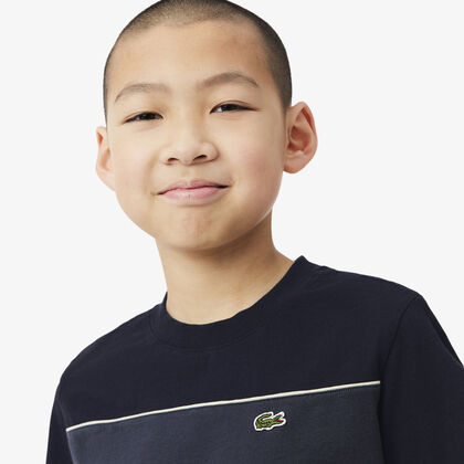 Cotton Colour-block T-shirt
