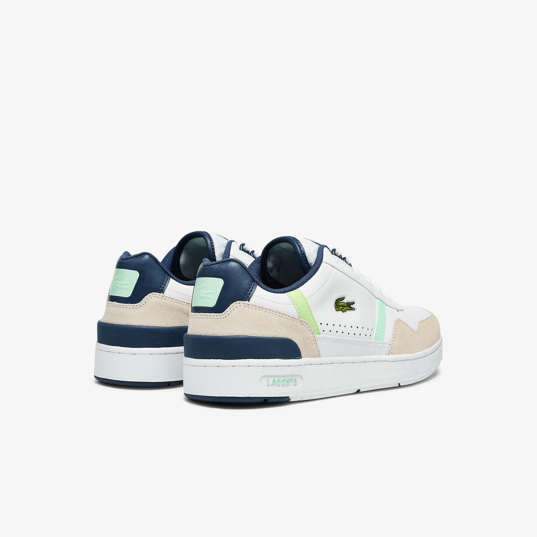 Men's T-Clip Leather Citrus Accent Trainers