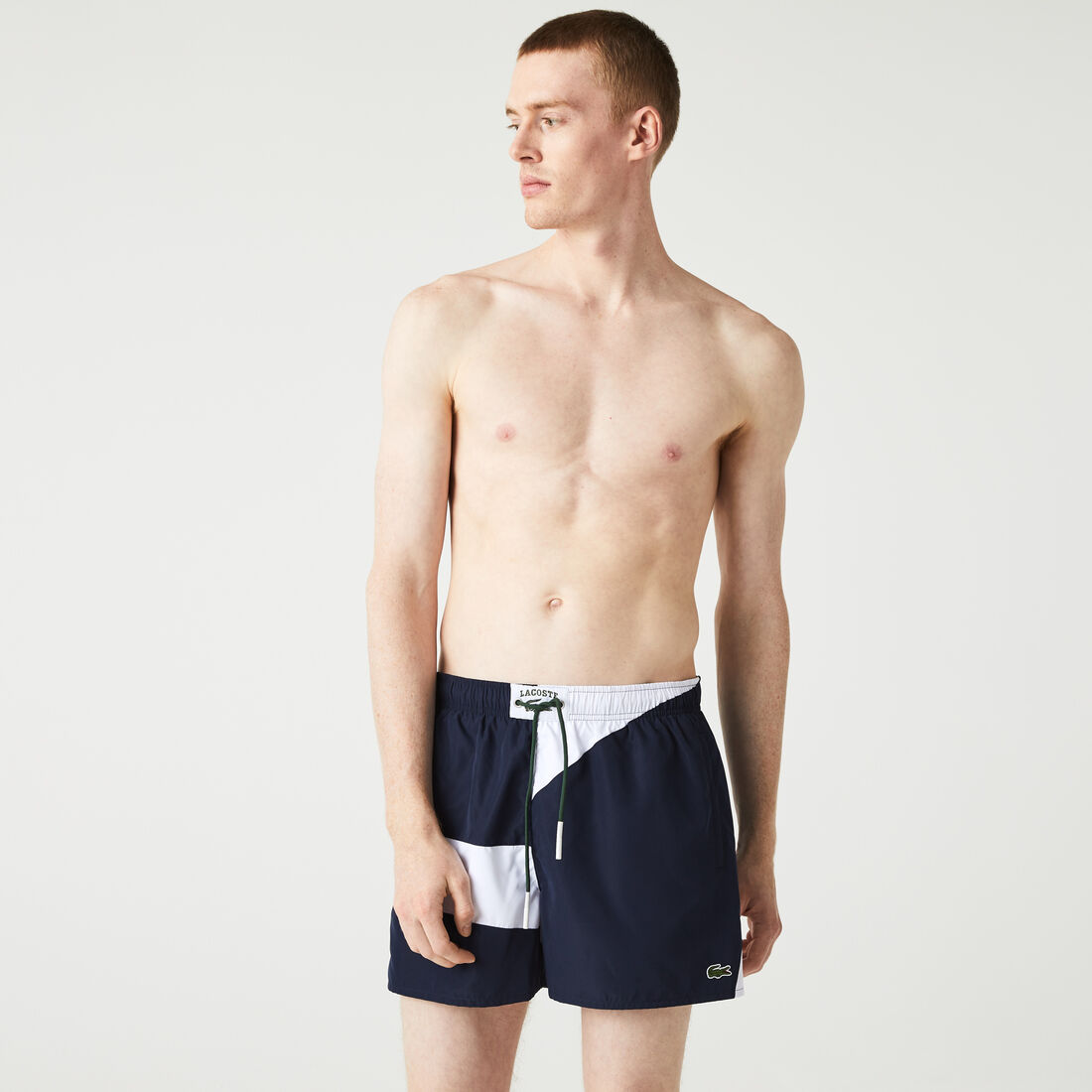 Men's Heritage Graphic Patch Light Swimming Trunks Men's Heritage Graphic Patch Light Swimming Trunks