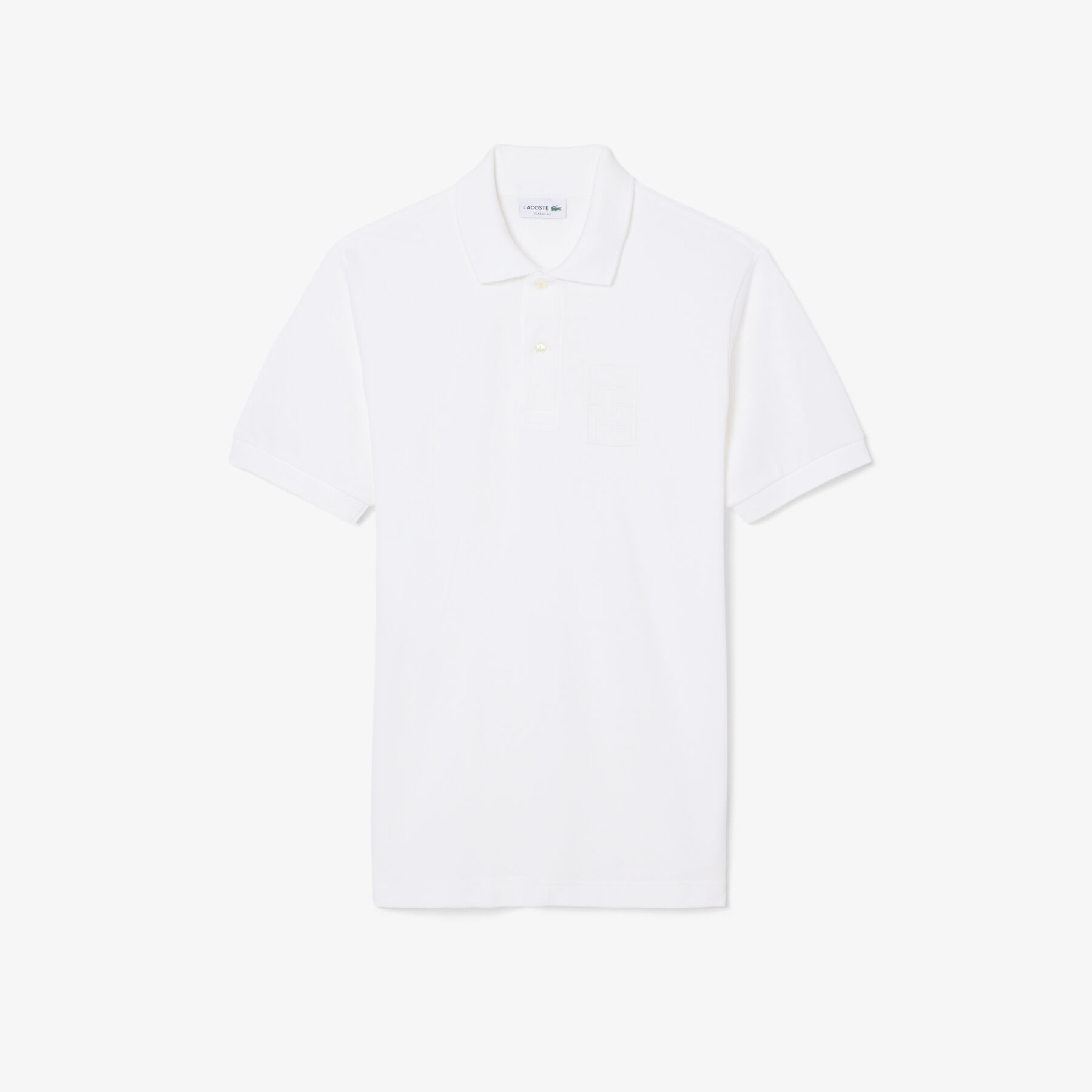 Classic Fit Embroidery Detail Petit Pique Polo Shirt Classic Fit Embroidery Detail Petit Pique Polo Shirt