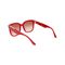 lacoste women s rectangle acetate croco skin sunglasses