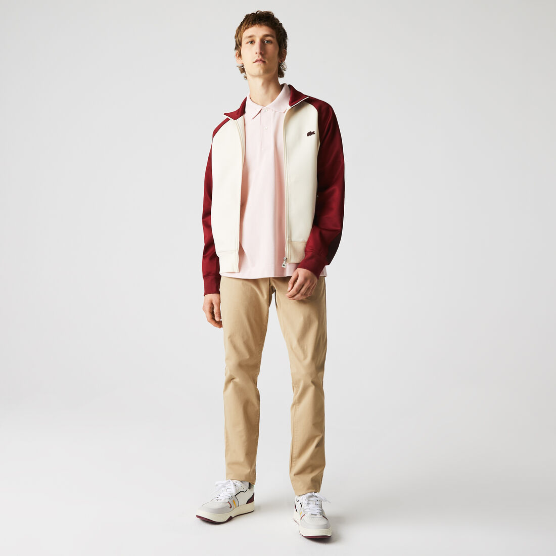 بنطال التشينو من الجبردين المرن بقصة ضيقة للرجال