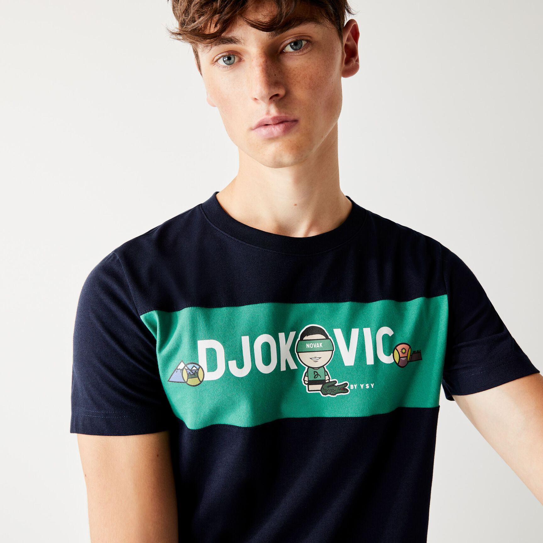 Men's Lacoste SPORT Collab Youssef SY Cotton T-shirt Men's Lacoste SPORT Collab Youssef SY Cotton T-shirt
