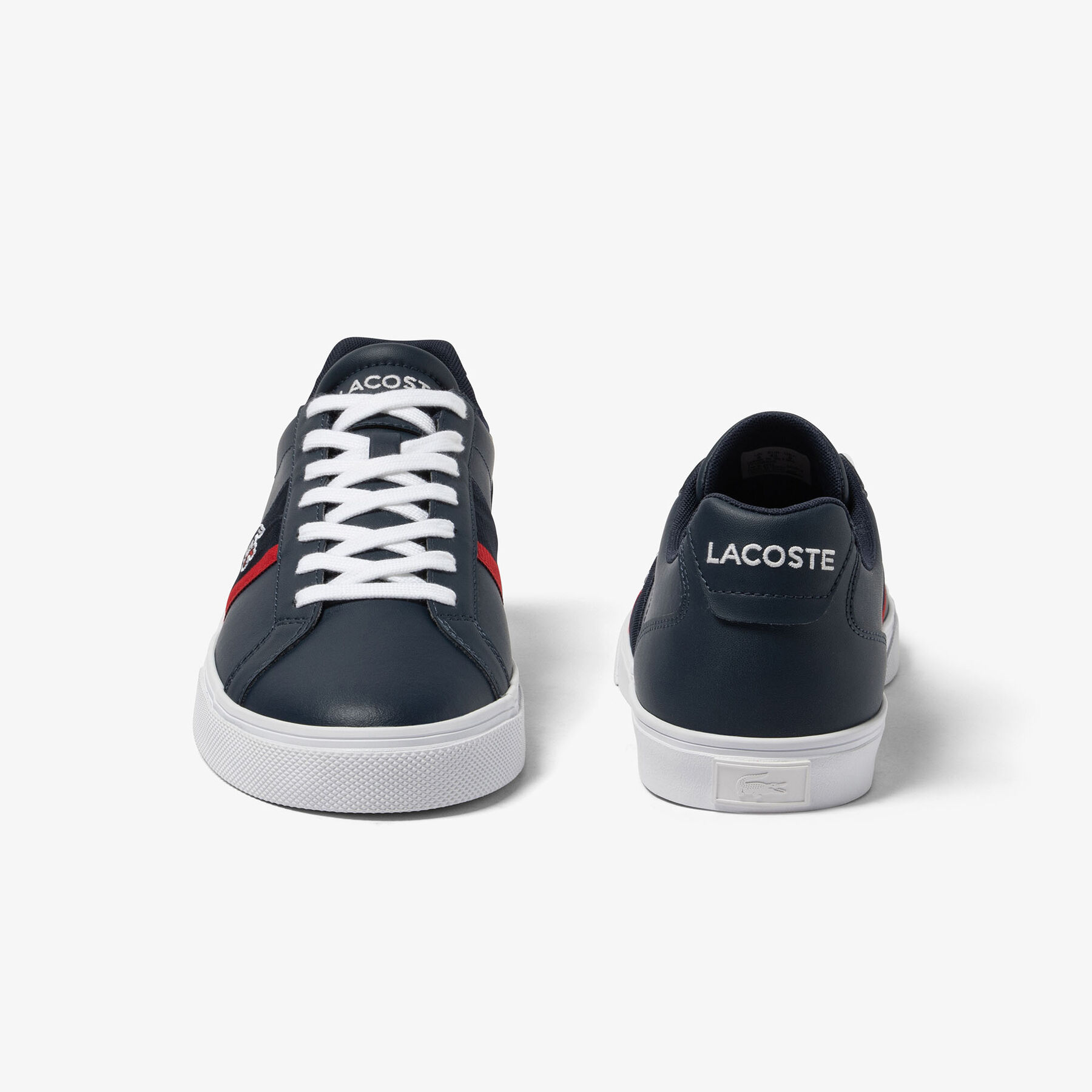Men's Lacoste Lerond Pro Leather Tricolour Trainers men s lacoste lerond pro leather tricolour trainers