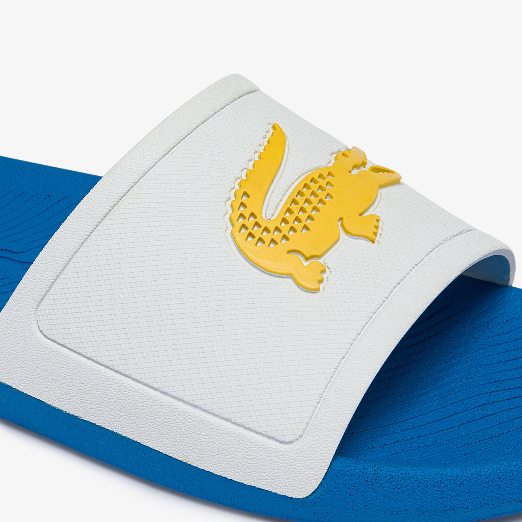 Men's Croco Synthetic Contrast Sole Slides Men's Croco Synthetic Contrast Sole Slides