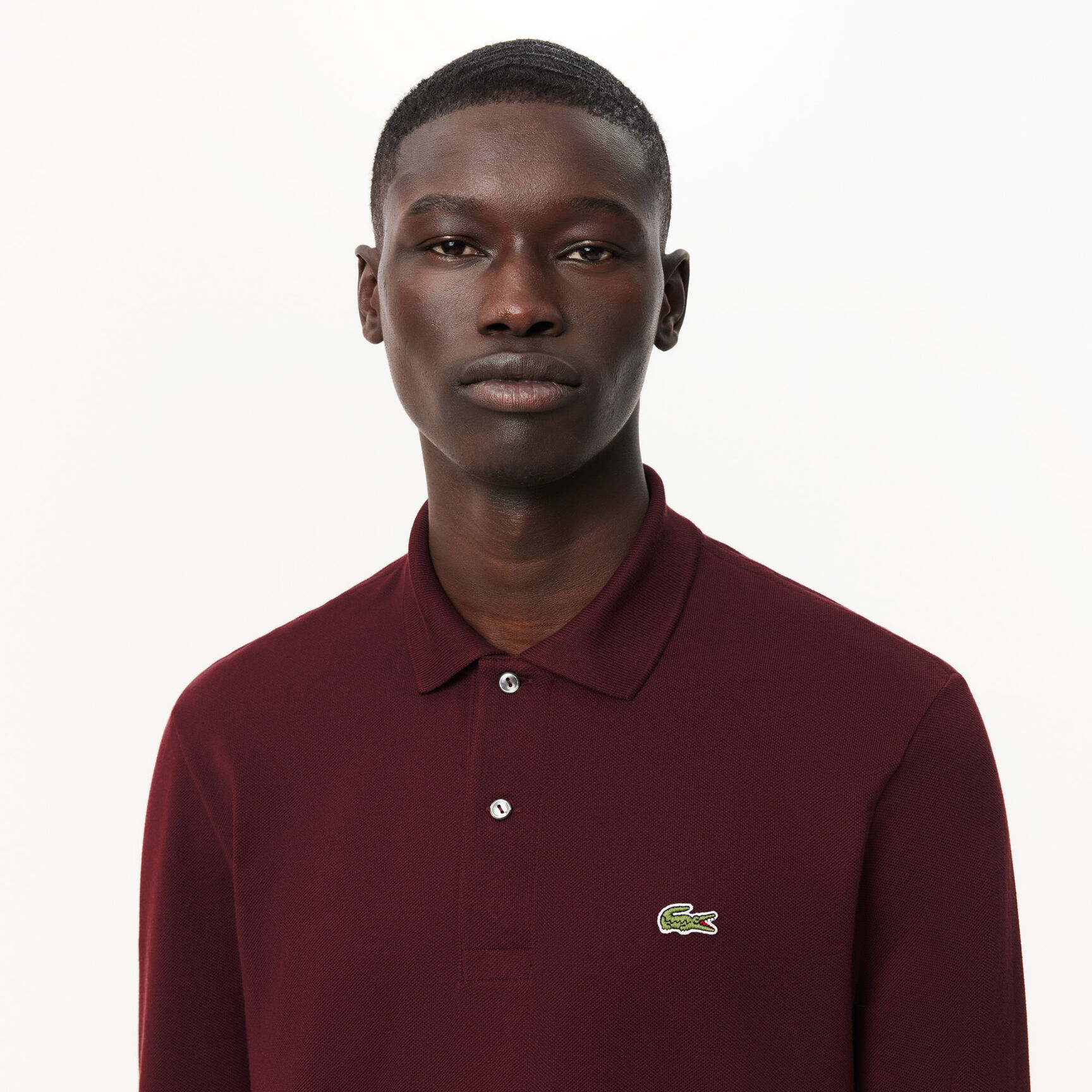 Classic Fit Long Sleeved L.12.12 Polo Shirt