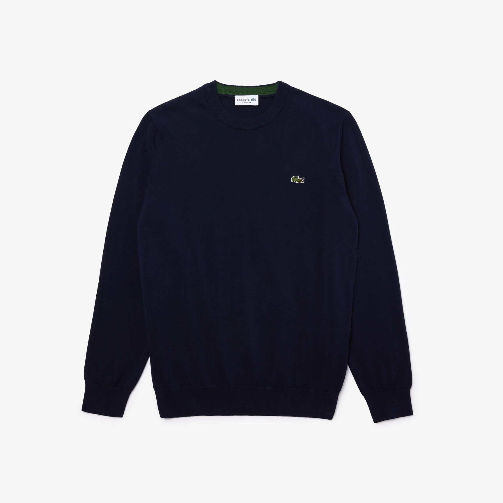Monochrome Crew Neck Cotton Sweater 