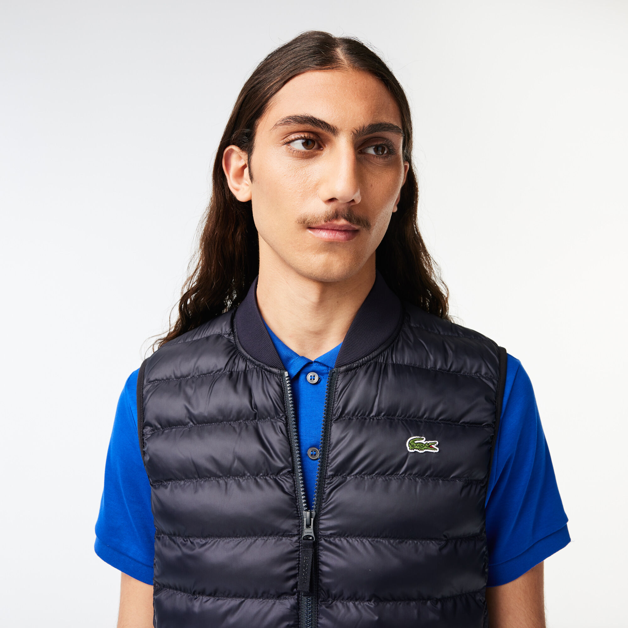 Buy Men s Lacoste Padded Water Repellent Vest Jacket Lacoste SA