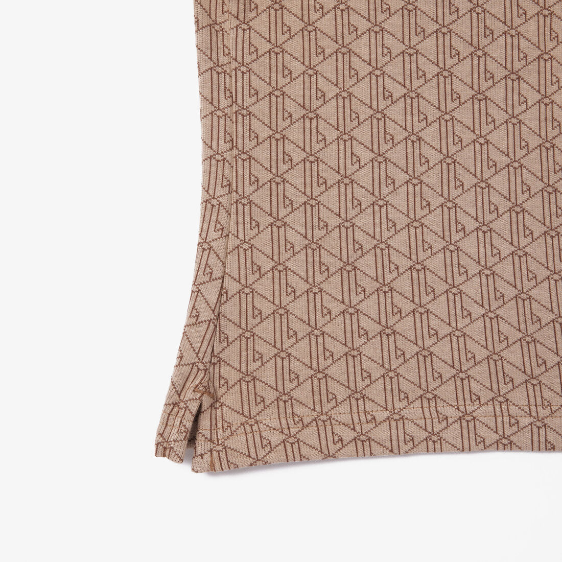 Slim Fit Lacoste Monogram Jacquard Polo Shirt Slim Fit Lacoste Monogram Jacquard Polo Shirt