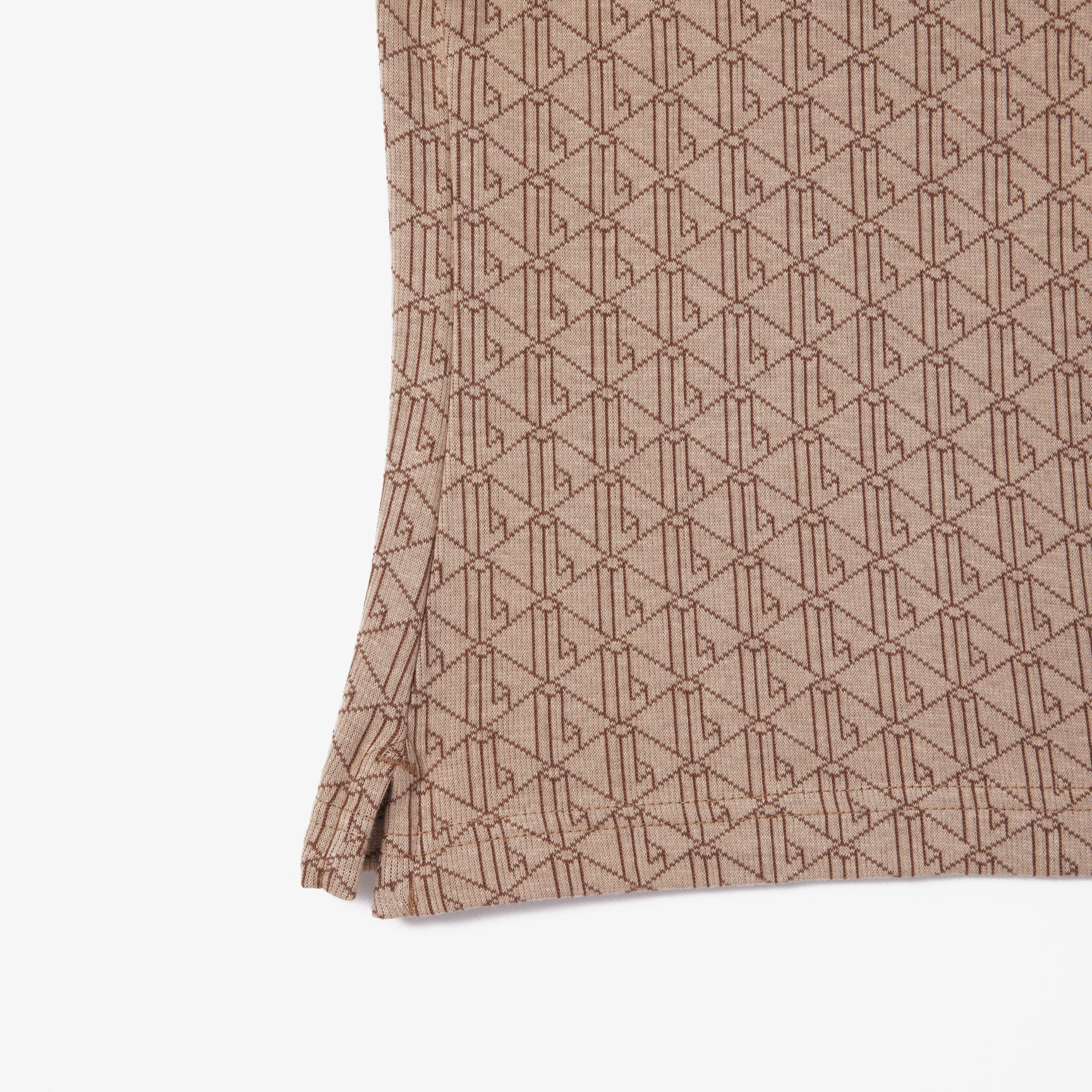 Slim Fit Lacoste Monogram Jacquard Polo Shirt Slim Fit Lacoste Monogram Jacquard Polo Shirt