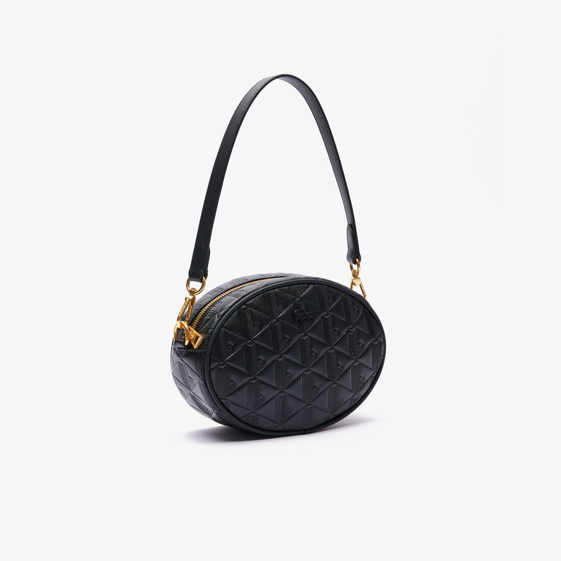 Maheki Oval Leather Shoulder Strap Purse Maheki Oval Leather Shoulder Strap Purse