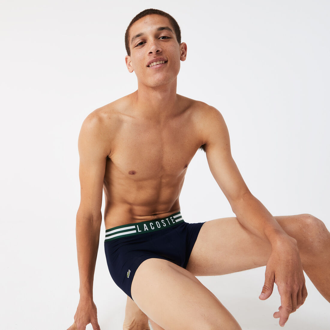 Men’s Striped Waist Stretch Cotton Trunk 3-Pack Men’s Striped Waist Stretch Cotton Trunk 3-Pack