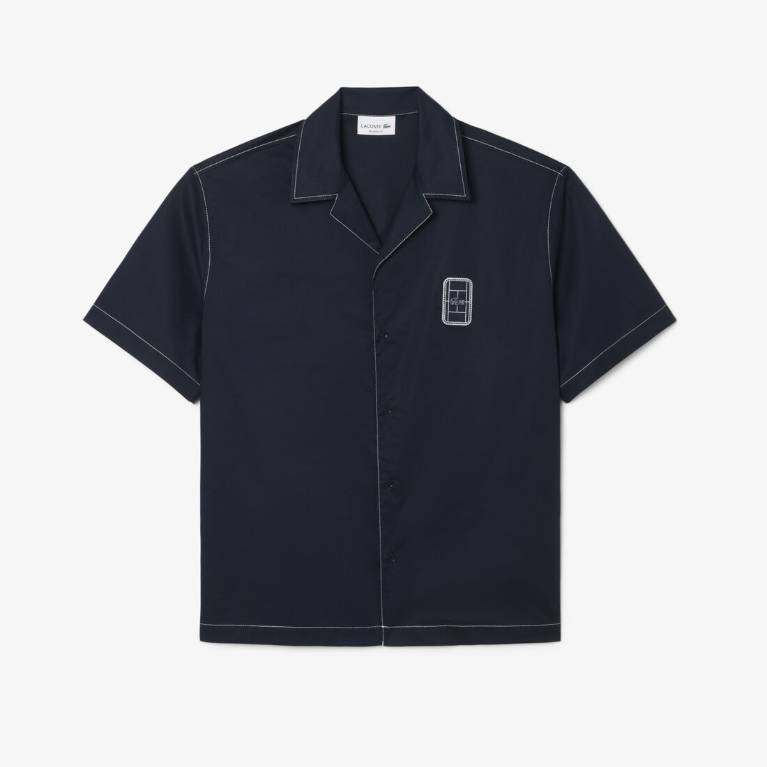 Relaxed Fit Short Sleeved Cotton Shirt Relaxed Fit Short Sleeved Cotton Shirt